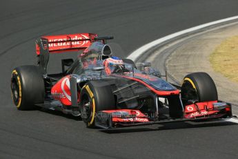 World © Octane Photographic Ltd. F1 Hungarian GP - Hungaroring. Friday 26th July 2013. F1 Practice 2. Vodafone McLaren Mercedes MP4/28 - Jenson Button. Digital Ref : 0760lw1d2224