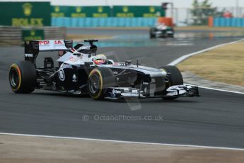 World © Octane Photographic Ltd. F1 Hungarian GP - Hungaroring. Saturday 27th July 2013. F1 Qualifying. Williams FW35 - Pastor Maldonado. Digital Ref : 0764lw1d3969