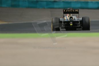 World © Octane Photographic Ltd. F1 Hungarian GP - Hungaroring. Saturday 27th July 2013. F1 Qualifying. Lotus F1 Team E21 - Romain Grosjean. Digital Ref : 0764lw1d4050