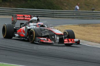 World © Octane Photographic Ltd. F1 Hungarian GP - Hungaroring. Saturday 27th July 2013. F1 Qualifying. Vodafone McLaren Mercedes MP4/28 - Jenson Button. Digital Ref : 0764lw1d4162