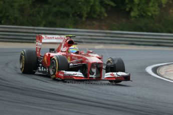 World © Octane Photographic Ltd. F1 Hungarian GP - Hungaroring. Saturday 27th July 2013. F1 Qualifying. Scuderia Ferrari F138 - Felipe Massa. Digital Ref : 0764lw1d4198