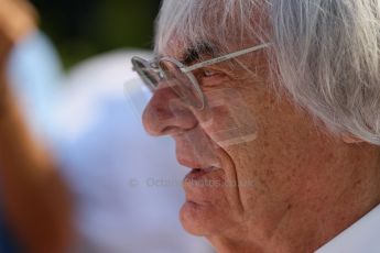 World © Octane Photographic Ltd. F1 Hungarian GP - Hungaroring, Saturday 27th July 2013 - Paddock. Bernie Ecclestone. Digital Ref : 0762lw1d0733