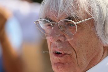 World © Octane Photographic Ltd. F1 Hungarian GP - Hungaroring, Saturday 27th July 2013 - Paddock. Bernie Ecclestone. Digital Ref : 0762lw1d0736