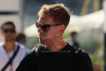 World © Octane Photographic Ltd. F1 Hungarian GP - Hungaroring, Saturday 27th July 2013 - Paddock. Infiniti Red Bull Racing - Sebastian Vettel. Digital Ref : 0762lw1d2873