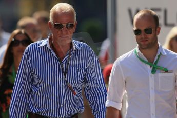 World © Octane Photographic Ltd. F1 Hungarian GP - Hungaroring, Saturday 27th July 2013 - Paddock. John Button. Digital Ref : 0762lw1d2968