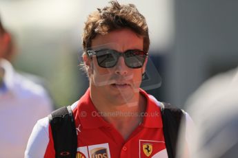 World © Octane Photographic Ltd. F1 Hungarian GP - Hungaroring, Saturday 27th July 2013 - Paddock. Scuderia Ferrari - Fernando Alonso. Digital Ref : 0762lw1d2993