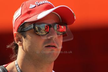 World © Octane Photographic Ltd. F1 Hungarian GP - Hungaroring, Saturday 27th July 2013 - Paddock. Scuderia Ferrari - Felipe Massa. Digital Ref : 0762lw1d3019