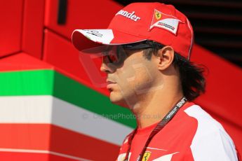 World © Octane Photographic Ltd. F1 Hungarian GP - Hungaroring, Saturday 27th July 2013 - Paddock. Scuderia Ferrari - Felipe Massa. Digital Ref : 0762lw1d3063