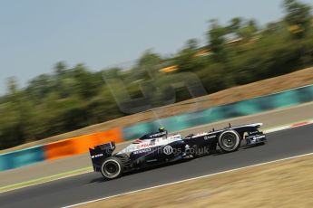 World © Octane Photographic Ltd. F1 Hungarian GP - Hungaroring, Saturday 27th July 2013 - Practice 3. Williams FW35 - Valtteri Bottas. Digital Ref : 0763lw1d0781