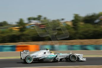 World © Octane Photographic Ltd. F1 Hungarian GP - Hungaroring, Saturday 27th July 2013 - Practice 3. Mercedes AMG Petronas F1 W04 – Lewis Hamilton. Digital Ref : 0763lw1d0790