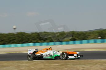 World © Octane Photographic Ltd. F1 Hungarian GP - Hungaroring, Saturday 27th July 2013 - Practice 3. Sahara Force India VJM06 - Adrian Sutil. Digital Ref : 0763lw1d0804