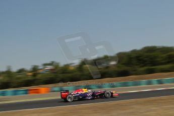 World © Octane Photographic Ltd. F1 Hungarian GP - Hungaroring, Saturday 27th July 2013 - Practice 3. Infiniti Red Bull Racing RB9 - Sebastian Vettel. Digital Ref : 0763lw1d0965