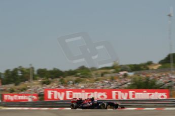 World © Octane Photographic Ltd. F1 Hungarian GP - Hungaroring, Saturday 27th July 2013 - Practice 3. Scuderia Toro Rosso STR 8 - Daniel Ricciardo. Digital Ref : 0763lw1d1030