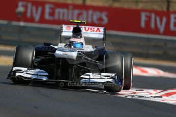 World © Octane Photographic Ltd. F1 Hungarian GP - Hungaroring, Saturday 27th July 2013 - Practice 3. Williams FW35 - Valtteri Bottas. Digital Ref : 0763lw1d3096