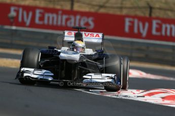 World © Octane Photographic Ltd. F1 Hungarian GP - Hungaroring, Saturday 27th July 2013 - Practice 3. Williams FW35 - Pastor Maldonado. Digital Ref : 0763lw1d3108