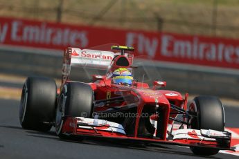 World © Octane Photographic Ltd. F1 Hungarian GP - Hungaroring, Saturday 27th July 2013 - Practice 3. Scuderia Ferrari F138 - Felipe Massa. Digital Ref : 0763lw1d3130