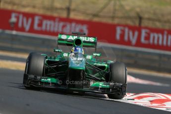 World © Octane Photographic Ltd. F1 Hungarian GP - Hungaroring, Saturday 27th July 2013 - Practice 3. Caterham F1 Team CT03 - Charles Pic. Digital Ref : 0763lw1d3225