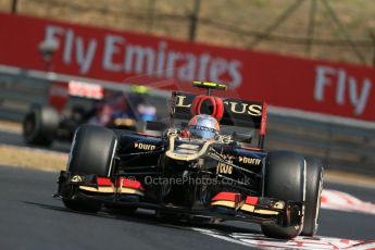 World © Octane Photographic Ltd. F1 Hungarian GP - Hungaroring, Saturday 27th July 2013 - Practice 3. Lotus F1 Team E21 - Romain Grosjean. Digital Ref :