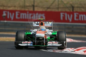 World © Octane Photographic Ltd. F1 Hungarian GP - Hungaroring, Saturday 27th July 2013 - Practice 3. Sahara Force India VJM06 - Adrian Sutil. Digital Ref : 0763lw1d3313