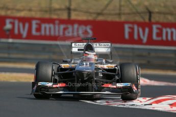 World © Octane Photographic Ltd. F1 Hungarian GP - Hungaroring, Saturday 27th July 2013 - Practice 3. Sauber C32 - Nico Hulkenberg. Digital Ref : 0763lw1d3368