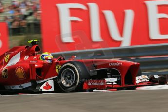 World © Octane Photographic Ltd. F1 Hungarian GP - Hungaroring, Saturday 27th July 2013 - Practice 3. Scuderia Ferrari F138 - Felipe Massa. Digital Ref : 0763lw1d3641