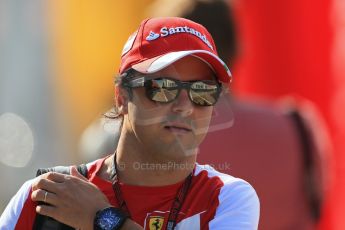 World © Octane Photographic Ltd. F1 Hungarian GP - Hungaroring. Friday 26th July 2013. F1 Paddock. Scuderia Ferrari F138 - Felipe Massa. Digital Ref : 0757lw1d0707