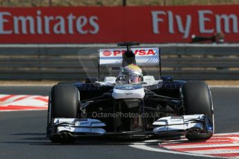 World © Octane Photographic Ltd. F1 Hungarian GP - Hungaroring. Friday 26th July 2013. F1 Practice 1. Williams FW35 - Pastor Maldonado. Digital Ref : 0758lw1d0788