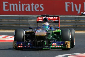 World © Octane Photographic Ltd. F1 Hungarian GP - Hungaroring. Friday 26th July 2013. F1 Practice 1. Scuderia Toro Rosso STR8 - Jean-Eric Vergne. Digital Ref : 0758lw1d0863