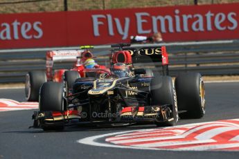 World © Octane Photographic Ltd. F1 Hungarian GP - Hungaroring. Thursday. 25th July 2013. F1 Practice 1. Lotus F1 Team E21 - Kimi Raikkonen. Digital Ref : 0758lw1d0867