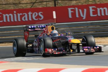 World © Octane Photographic Ltd. F1 Hungarian GP - Hungaroring. Friday 26th July 2013. F1 Practice 1. Infiniti Red Bull Racing RB9 - Sebastian Vettel. Digital Ref : 0758lw1d0923
