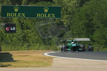 World © Octane Photographic Ltd. F1 Hungarian GP - Hungaroring. Friday 26th July 2013. F1 Practice 1. Caterham F1 Team CT03 - Giedo van der Garde. Digital Ref : 0758lw1d0998