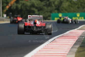 World © Octane Photographic Ltd. F1 Hungarian GP - Hungaroring. Friday 26th July 2013. F1 Practice 1. Scuderia Ferrari F138 - Fernando Alonso. Digital Ref : 0758lw1d1230