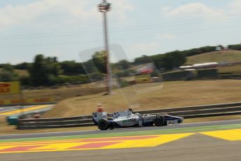 World © Octane Photographic Ltd. GP2 Hungarian GP, Hungaroring, Friday 26th July 2013. Practice. Nathanaël Berthon - Trident Racing. Digital Ref : 0759lw1d0536