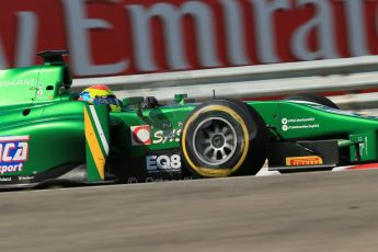 World © Octane Photographic Ltd. GP2 Hungarian GP, Hungaroring, Friday 26th July 2013. Qualifying. Sergio Canamasas – EQ8 Caterham Racing. Digital Ref: 0761lw1d2809