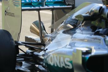 World © Octane Photographic Ltd. Wednesday 14th May 2014. Circuit de Catalunya - Spain - Formula 1 In-Season testing. Mercedes AMG Petronas F1 W05 Hybrid with megaphone exhaust - Nico Rosberg. Digital Ref: