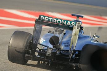 World © Octane Photographic Ltd. Wednesday 14th May 2014. Circuit de Catalunya - Spain - Formula 1 In-Season testing. Mercedes AMG Petronas F1 W05 Hybrid with megaphone exhaust - Nico Rosberg. Digital Ref: