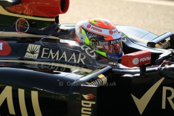 World © Octane Photographic Ltd. Wednesday 14th May 2014. Circuit de Catalunya - Spain - Formula 1 In-Season testing. Lotus F1 Team E22 – Pastor Maldonado. Digital Ref: