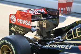 World © Octane Photographic Ltd. Wednesday 14th May 2014. Circuit de Catalunya - Spain - Formula 1 In-Season testing. Lotus F1 Team E22 – Pastor Maldonado. Digital Ref: