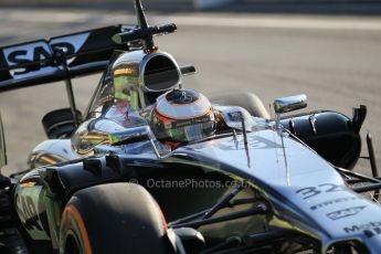 World © Octane Photographic Ltd. Wednesday 14th May 2014. Circuit de Catalunya - Spain - Formula 1 In-Season testing. McLaren Mercedes MP4/29 – Stoffel Vandoorne – Reserve Driver. Digital Ref: