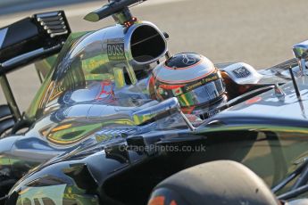 World © Octane Photographic Ltd. Wednesday 14th May 2014. Circuit de Catalunya - Spain - Formula 1 In-Season testing. McLaren Mercedes MP4/29 – Stoffel Vandoorne – Reserve Driver. Digital Ref: