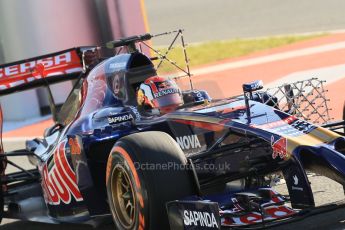 World © Octane Photographic Ltd. Wednesday 14th May 2014. Circuit de Catalunya - Spain - Formula 1 In-Season testing. Scuderia Toro Rosso STR 9 – Daniil Kvyat. Digital Ref: