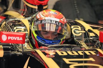 World © Octane Photographic Ltd. Wednesday 14th May 2014. Circuit de Catalunya - Spain - Formula 1 In-Season testing. Lotus F1 Team E22 – Pastor Maldonado. Digital Ref: