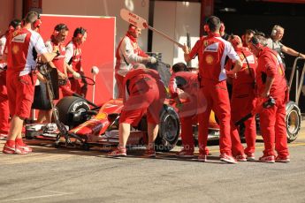 World © Octane Photographic Ltd. Wednesday 14th May 2014. Circuit de Catalunya - Spain - Formula 1 In-Season testing. Scuderia Ferrari F14T – Kimi Raikkonen. Digital Ref: