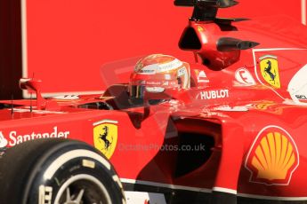 World © Octane Photographic Ltd. Wednesday 14th May 2014. Circuit de Catalunya - Spain - Formula 1 In-Season testing. Scuderia Ferrari F14T – Kimi Raikkonen. Digital Ref: