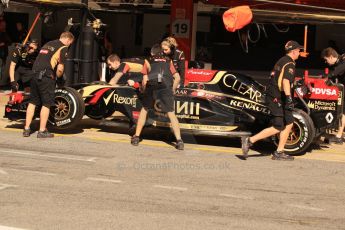 World © Octane Photographic Ltd. Wednesday 14th May 2014. Circuit de Catalunya - Spain - Formula 1 In-Season testing. Lotus F1 Team E22 – Pastor Maldonado. Digital Ref: