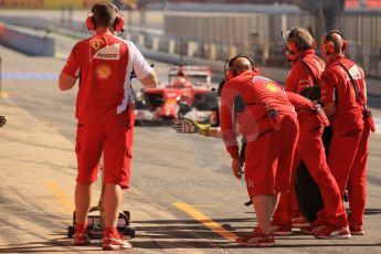 World © Octane Photographic Ltd. Wednesday 14th May 2014. Circuit de Catalunya - Spain - Formula 1 In-Season testing. Scuderia Ferrari F14T – Kimi Raikkonen. Digital Ref: