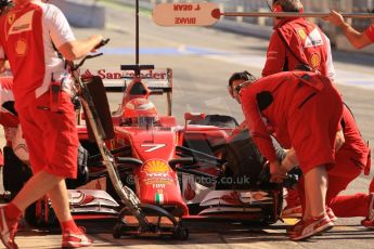 World © Octane Photographic Ltd. Wednesday 14th May 2014. Circuit de Catalunya - Spain - Formula 1 In-Season testing. Scuderia Ferrari F14T – Kimi Raikkonen. Digital Ref: