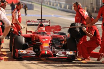 World © Octane Photographic Ltd. Wednesday 14th May 2014. Circuit de Catalunya - Spain - Formula 1 In-Season testing. Scuderia Ferrari F14T – Kimi Raikkonen. Digital Ref: