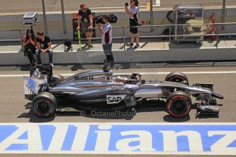 World © Octane Photographic Ltd. Wednesday 14th May 2014. Circuit de Catalunya - Spain - Formula 1 In-Season testing. McLaren Mercedes MP4/29 – Stoffel Vandoorne – Reserve Driver. Digital Ref: