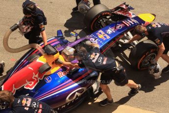 World © Octane Photographic Ltd. Wednesday 14th May 2014. Circuit de Catalunya - Spain - Formula 1 In-Season testing. Infiniti Red Bull Racing RB10 - Sebastian Vettel. Digital Ref: